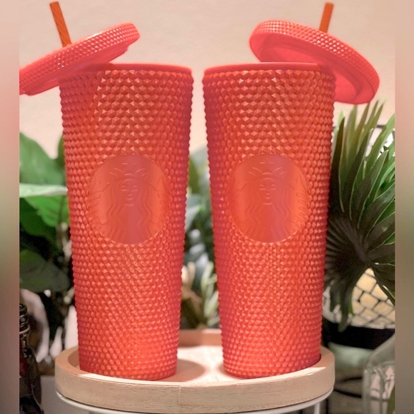 Starbucks Studded Tumbler- Fall 2022 Pumpkin Spice 24oz - Picture 3 of 13